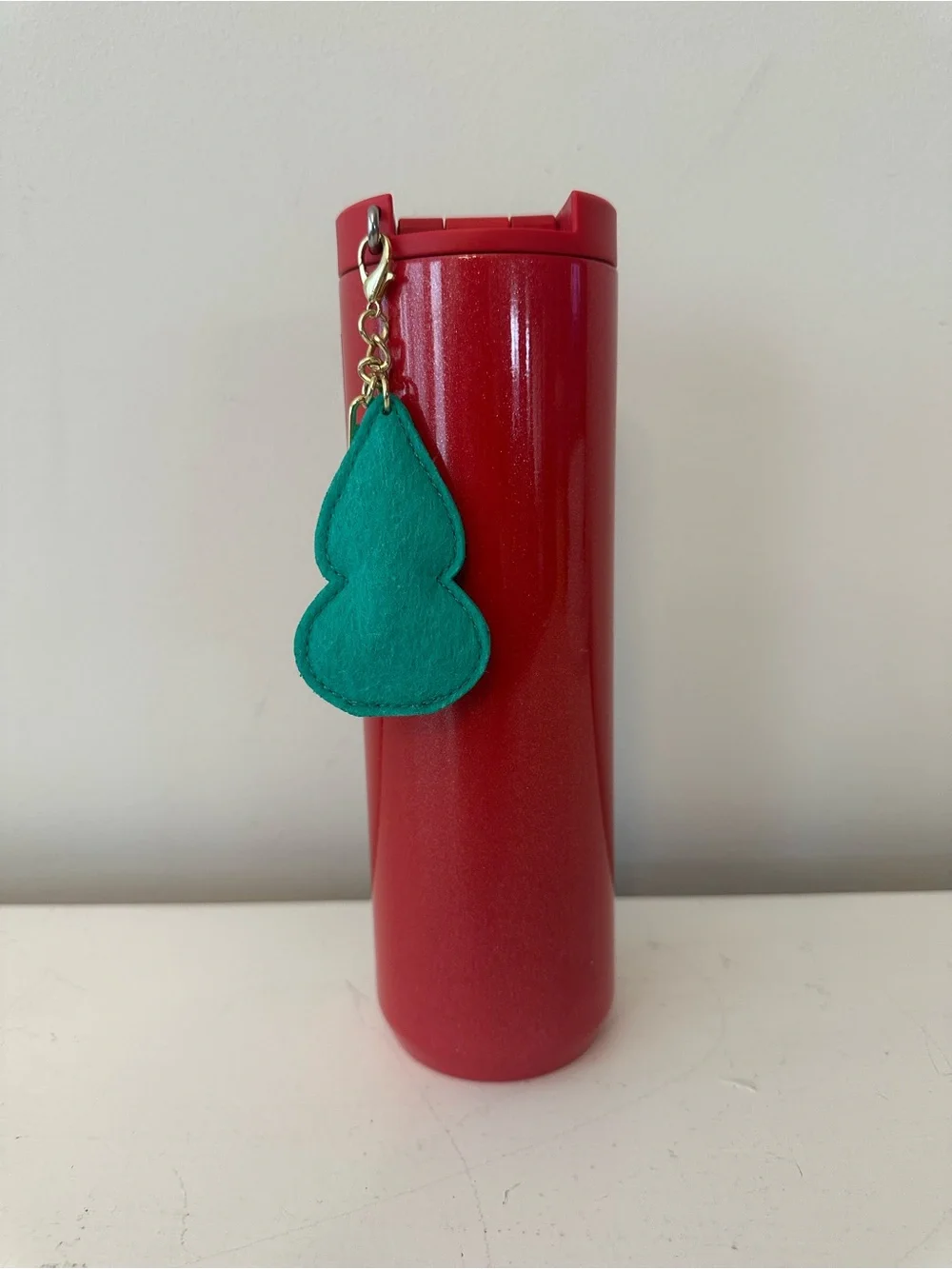 Starbucks Christmas 2024 Red Shimmer SS Tumbler